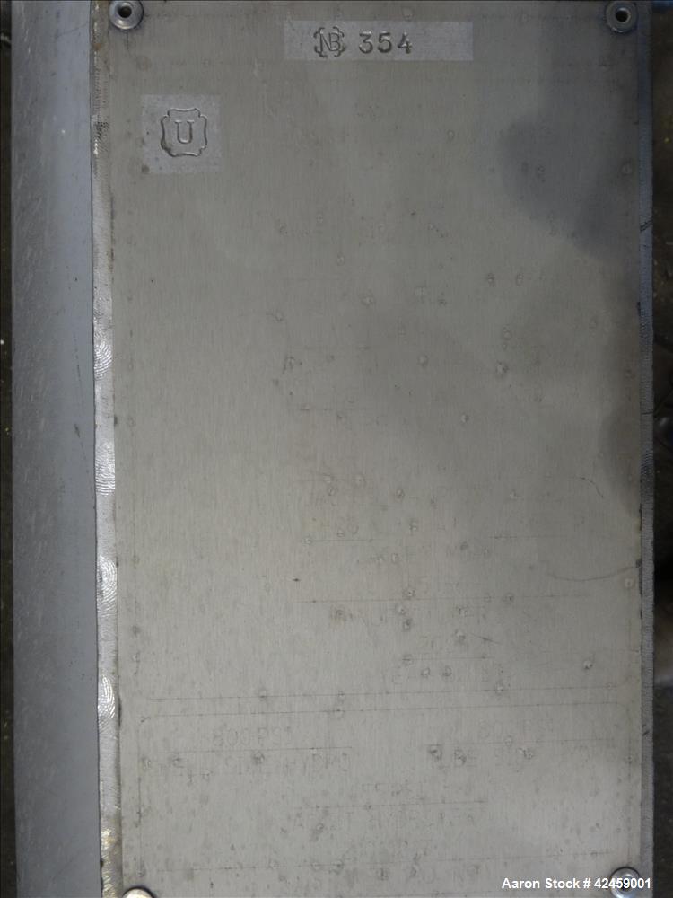 Used Vertical Superior Fabricators Single Pass Heat Exchanger, 42 Square Feet