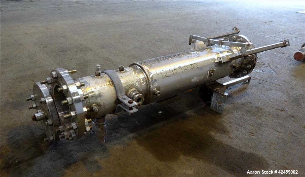 Used Stainless Steel Superior Fabricators Single Pass Heat Exchanger, 42 Square