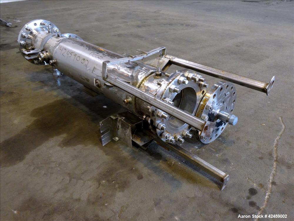 Used Stainless Steel Superior Fabricators Single Pass Heat Exchanger, 42 Square