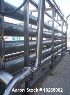 Used-Tetra Pak Spiraflo 9 Pass HTST Multi-Tube Heat Exchanger, Model MTR 154/19x25c-6-2/2