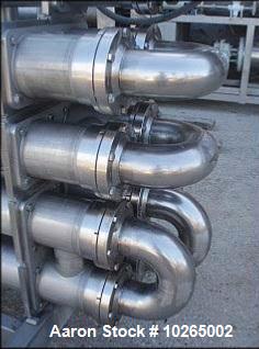 Used-Tetra Pak Spiraflo 9 Pass HTST Multi-Tube Heat Exchanger, Model MTR 154/19x25c-6-2/2