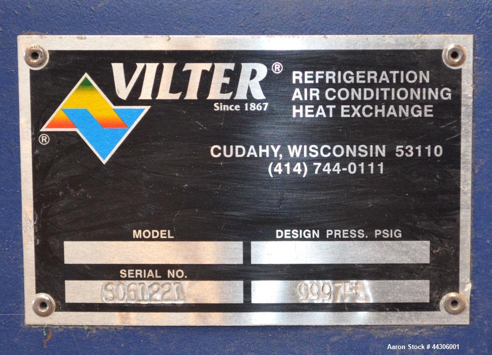Unused- Chil-Con Products Single Pass Shell and Tube Heat Exchanger, 609 Square Feet, Horizontal, Model LXX-12204-110 Gas Cooler. Carbon steel shell rated 150 psi at -20 to 200 degrees F, (195) 5/8" ...