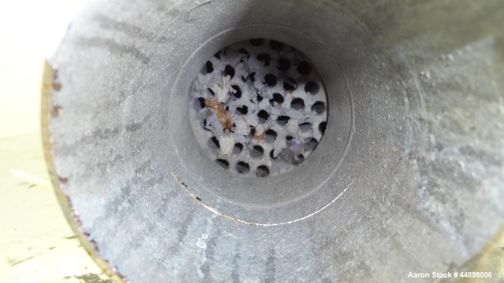 Used Yula Corporation Vertical Single Pass Shell & Tube Heat Exchanger, 19 Square Feet, Model WC-1A-42AAS