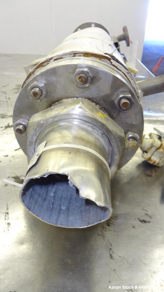 Used Yula Corporation Vertical Single Pass Shell & Tube Heat Exchanger, 19 Square Feet, Model WC-1A-42AAS