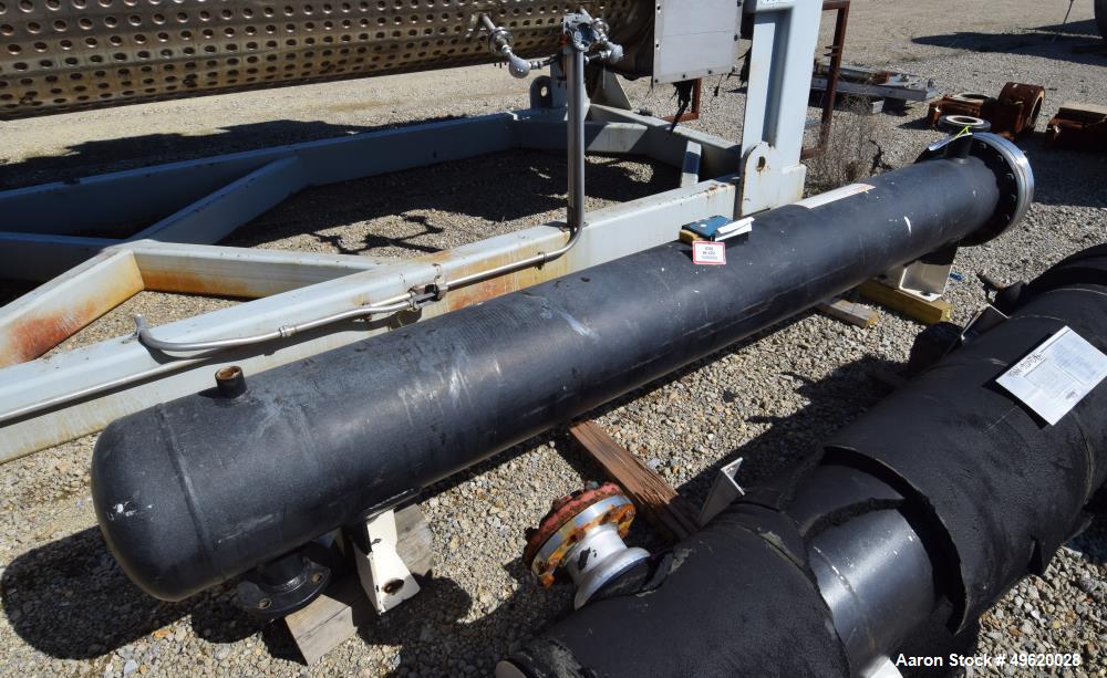 Used Yula U Tube Heat Exchanger, 137 Square Feet, Model WCV-10F-120BS