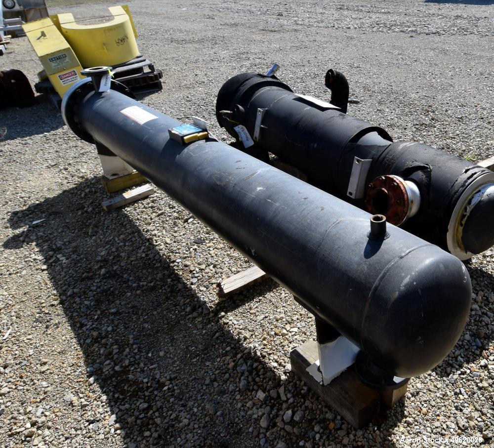 Used Yula U Tube Heat Exchanger, 137 Square Feet, Model WCV-10F-120BS