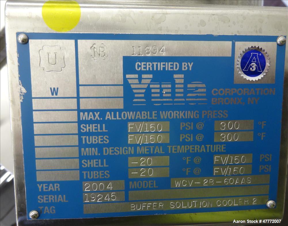 Used- Yula Corporation U-Tube Heat Exchanger