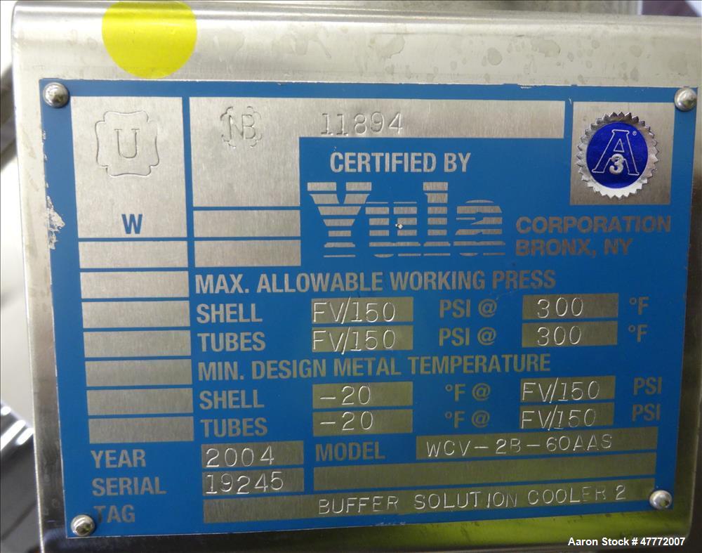 Used Yula Corporation U-Tube Heat Exchanger