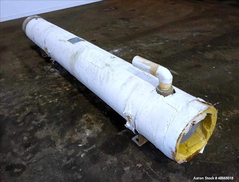 Used Yula "U-Tube" Heat Exchanger, Model WCV-2E-114AS, Approximate 265 Square F