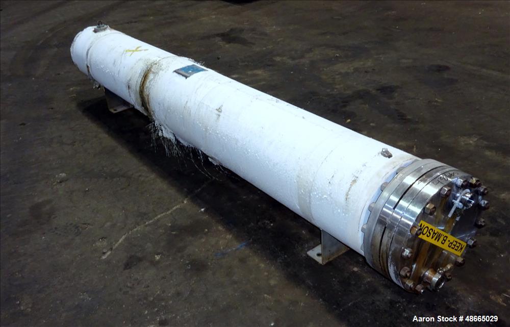 Used Yula "U-Tube" Heat Exchanger, Model WCV-2E-114AS, Approximate 265 Square F