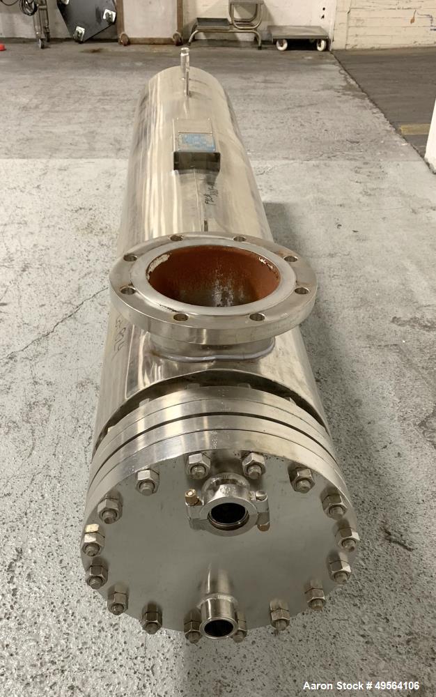 Used Yula Shell and Tube Heat Exchanger, 233 Square Feet, Model WCV-6E-84AAS