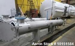 Used Paget 316L Stainless Steel Shell & Tube Heat Exchanger – 564 Sq. Ft., Horizontal