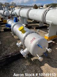 Unused- 650 sq. ft. vertical heat exchanger. Mfg. by Wuxi Zhicherg Biochemical Eng. in 2021. 1.8 Design duty (MMBTU/Hr). She...