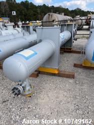 Used Wuxi Chemical Equipment 333 Square Foot Horizontal Shell and Tube Heat Exchanger. Duplex 2205 stainless steel tubes rat...