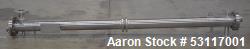 Usado- Intercambiador de calor de carcasa y tubos Allegheny Bradford, acero inoxidable, horizontal. Aproximadamente 41 pies ...