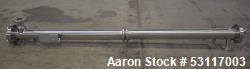 Used- Used- Allegheny Bradford Shell & Tube Heat Exchanger, Stainless Steel, Horizontal. Approximate 41 square feet. (44) Ap...