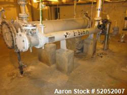 Used- Doyle & Roth Shell & Tube Heat Exchanger, Horizontal. Approximate 108 Square Feet. Carbon steel shell rated 270 psi at...