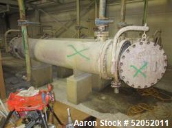 Used- Doyle & Roth Shell & Tube Heat Exchanger, Horizontal. Approximate 1,115 Square Feet. Carbon steel shell rated 150 psi ...
