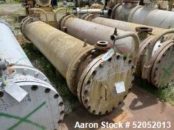 Used- Doyle & Roth Shell & Tube Heat Exchanger, Horizontal. Approximate 1,115 Square Feet. Carbon steel shell rated 150 psi ...