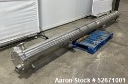  Enerquip Shell & Tube Heat Exchanger, Horizontal, 304L Stainless Steel. Approximate 252 square feet...