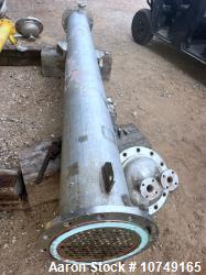 Used Perry Products 225 sq. ft. Vertical Shell and Tube Heat Exchanger. 304L Stainless steel tubes rated 75 psi at 0 to 320 ...