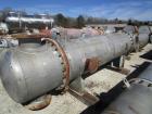 Used – Praj Industries 1185 sq. ft. Horizontal Shell & Tube Heat Exchanger – 304L SS Shell, NB Code