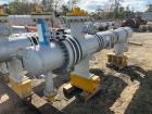Used Wuxi Chemical Equipment 234 sq. ft. Horizontal Shell and Tube Heat Exchanger. Duplex 2205 stainless steel tubes rated 532 psi at 32 to 430 degrees F. 9' Tube length. 316L Stainless Steel shell r...