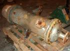 Used Used: Doyle and roth heat exchanger. Shell rated 100 psi at 200 deg.f., tubes rated fv/75 psi at 100 deg.f.. Serial# J-4575-3, National Board# 12625, Built 1985.