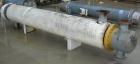 Used Ketema shell and tube heat exchanger, type 1-V-2(BEM), 622 square feet, horizontal. Carbon steel shell, 304 stainless steel tubes, 316 stainless steel heads. (322) tubes X 5/8