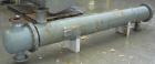 Used Ketema shell and tube heat exchanger, type 1-V-2(BEM), 622 square feet, horizontal. Carbon steel shell, 304 stainless steel tubes, 316 stainless steel heads. (322) tubes X 5/8