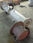 Used KAM Thermal 4 Pass Shell and Tube Heat Exchanger, Approximately 122 Square Feet, Horizontal. 316 stainless steel shell rated 150 psi/fv at 250 deg F. (104) 3/4