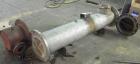 Used KAM Thermal 4 Pass Shell and Tube Heat Exchanger, Approximately 122 Square Feet, Horizontal. 316 stainless steel shell rated 150 psi/fv at 250 deg F. (104) 3/4