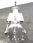 Used Enerquip 8 Pass Shell and Tube Heat Exchanger, approximately 85 square feet, stainless steel, horizontal.  304L Stainless steel shell rated 150 psi at -20 to 375 degrees F.  (160) 3/8
