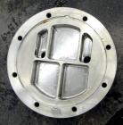 Used Enerquip 8 Pass Shell and Tube Heat Exchanger, approximately 85 square feet, stainless steel, horizontal.  304L Stainless steel shell rated 150 psi at -20 to 375 degrees F.  (160) 3/8