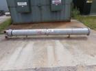 Used Apparatenfabriek Helpman NV Shell & Tube Heat Exchanger, Approximate 215 Square Feet (20 Square Meter), Vertical. Stainless steel shell approximate 330mm diameter x 3795mm long rated 23 bar at 1...