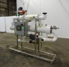 Used Enerquip Shell & Tube Heat Exchanger System, Stainless Steel, Horizontal.