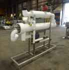 Used Enerquip Shell & Tube Heat Exchanger System, Stainless Steel, Horizontal.