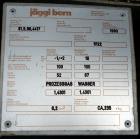 Used Jaggi Bern Shell & Tube Heat Exchanger, Approximately 66 Square Feet (6.2