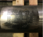 Used CH Murphy Stainless Steel Shell & Tube Heat Exchanger