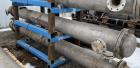 Used Struthers Industries Shell & Tube Heat Exchanger, Approximate 278.9 Square Feet, 316L Stainless Steel, Horizontal. 316L Stainless steel shell rated 150 psi / FV at 0 to 500 degrees F. (120) 316L...