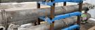 Used Struthers Industries Shell & Tube Heat Exchanger, Approximate 278.9 Square Feet, 316L Stainless Steel, Horizontal. 316L Stainless steel shell rated 150 psi / FV at 0 to 500 degrees F. (120) 316L...