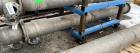 Used Struthers Industries Shell & Tube Heat Exchanger, Approximate 278.9 Square Feet, 316L Stainless Steel, Horizontal. 316L Stainless steel shell rated 150 psi / FV at 0 to 500 degrees F. (120) 316L...
