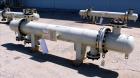 Unused- AT&F Advanced Metals Single Pass Shell and Tube Heat Exchanger, 76.2 Square Feet, Horizontal. Carbon steel shell rated 195 psi at -20 to 400 degrees F. (67) 3/4