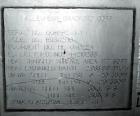 Used Allegheny Bradford 4 Pass Sanitary U Tube Heat Exchanger, Approximately 17