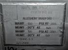 Used- Allegheny Bradford 4 Pass Sanitary U Tube Heat Exchanger, Approximately 17