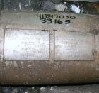 Used Allegheny Bradford U Tube Heat Exchanger, Approximately 50 Square Feet, Horizontal. 304 Stainless steel shell rated 150/FV psi at –20 to 400 deg.f., (55) 1/2’’ diameter x 7’ long 316L stainless ...