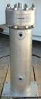 Used- Allegheny Bradford U Tube Heat Exchanger, Approximately 6 Square Feet, Vertical. 304L Stainless steel shell rated 150 ...