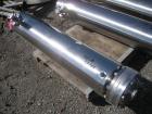 Used Allegny Bradford shell and tube heat exchanger, 20 sq ft U tube, 316L stainless steel tubes, tube sheet and bonnet (56) 3/8