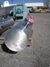 Used Allegny Bradford shell and tube heat exchanger, 20 sq ft U tube, 316L stainless steel tubes, tube sheet and bonnet (56) 3/8