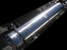 Used Allegheny Bradford shell and tube heat exchanger, 20 sq ft U tube, 316L stainless steel tubes, tube sheet and bonnet (56) 3/8
